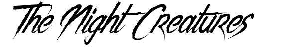 The Night Creatures font preview